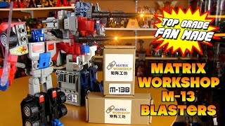Matrix Workshop M-13 Optimus Prime Upgrade Blasters (Voyager & Leader Class )