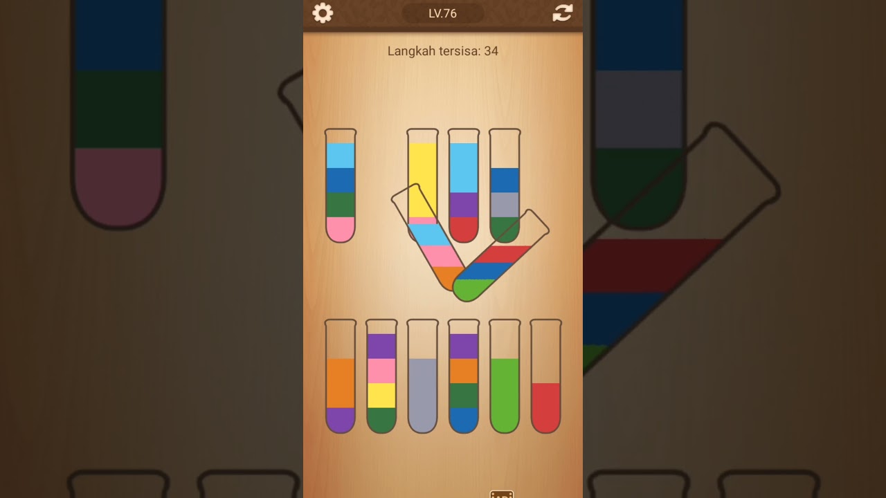 New Water Sort Puzzle Level  76