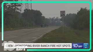 Crews are in the 'mop up' phase of River Ranch fire containment