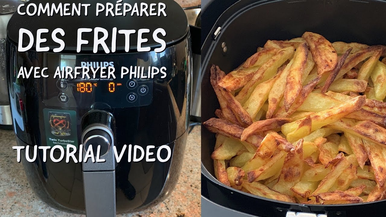 Wortel Afgeschaft helling Comment préparer des frites avec Airfryer Philips - YouTube