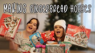 DECORATING A GINGER BREAD HOUSE  + CHRISTMAS HOME MOVIE 2004 | Herrin Twins
