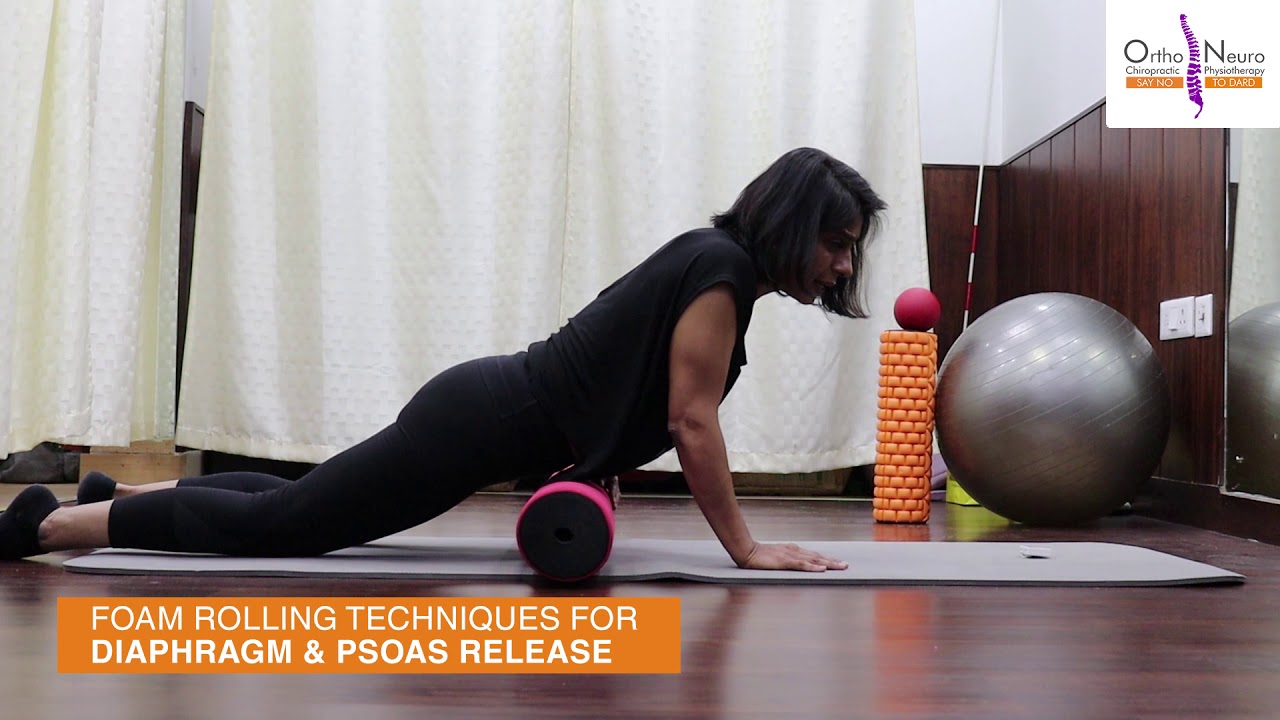 Foam Rolling techniques for #Diaphragm & #Psoas Release |  #myofascialrelease