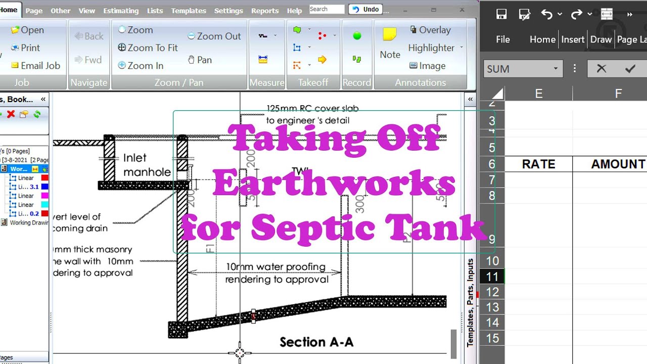 ВЫПОЛНЕНИЕ ЗЕМЛЯНЫХ РАБОТ ПОД СЕПТИК | Смета на подземный септик | Ведомость объемов работ