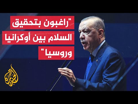 أردوغان: تركيا تحترم وحدة أراضي أوكرانيا وسيادتها وسنواصل التأكيد على هذا الموقف