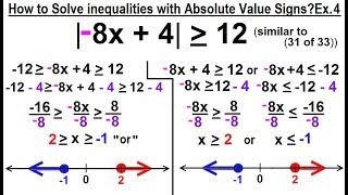 Algebra - Ch. 3: Formula, Inequalities, Absolute Value (33 of 33) Inequal. w/ Abs. Values Ex 4