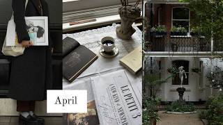 April diaries: setting up for a new chapter, arranging my books, first day in a new home