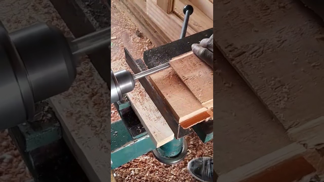How to cut grooves with the drill bit. 
