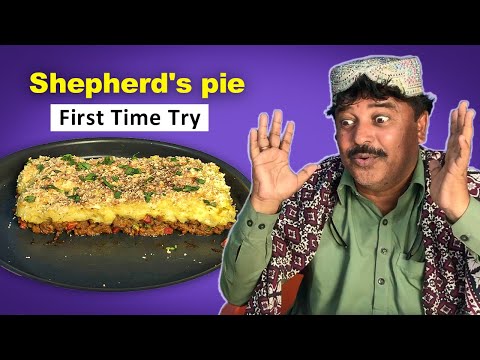 Tribal People Try Shepherd's pie First Time
