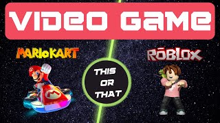 Video Game This or That? Workout | Brain Break | PE Warm Up Game | Would You Rather?