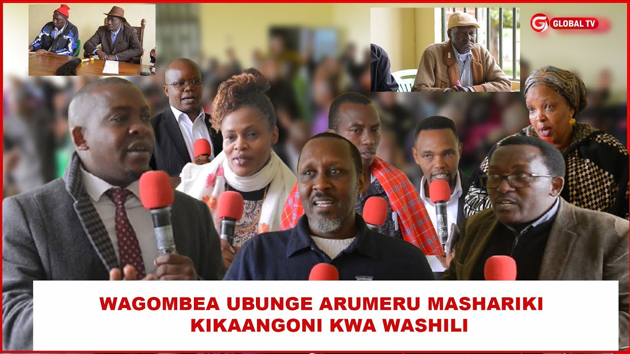 TAZAMA WAGOMBEA UBUNGE ARUMERU -NASSARI na WENZAKE KIKAANGONI MBELE ya BARAZA la KIMILA la WASHILI..