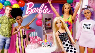 Barbie Doll Birthday Surprise Party in the Dreamhouse - Titi Toys Dolls