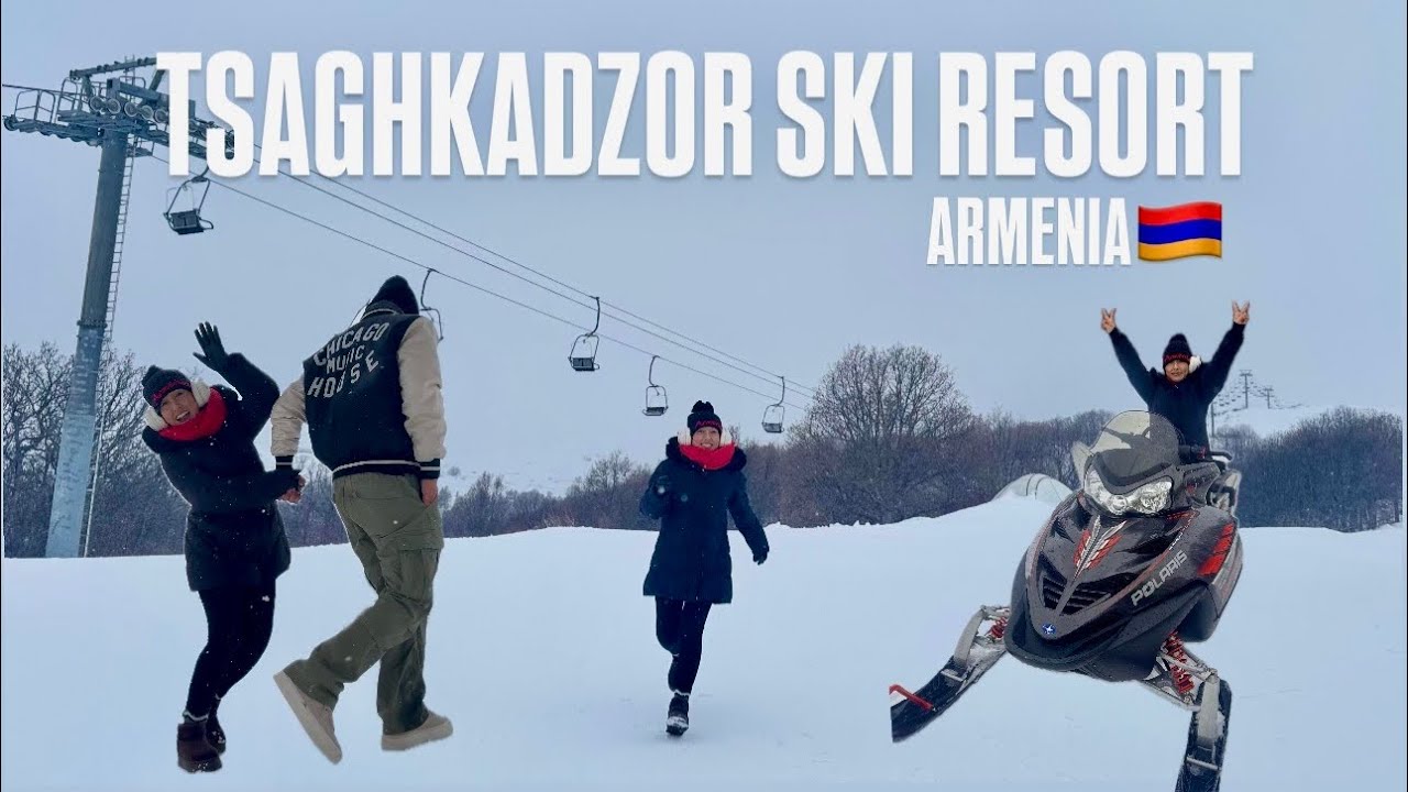 Top winter destination in Armenia 🇦🇲 🇳🇵- Tsaghkadzor Ski Resort | #love #travel #armenia #nepal 