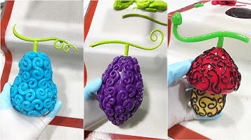 Make super beautiful One Piece devil fruit with candy