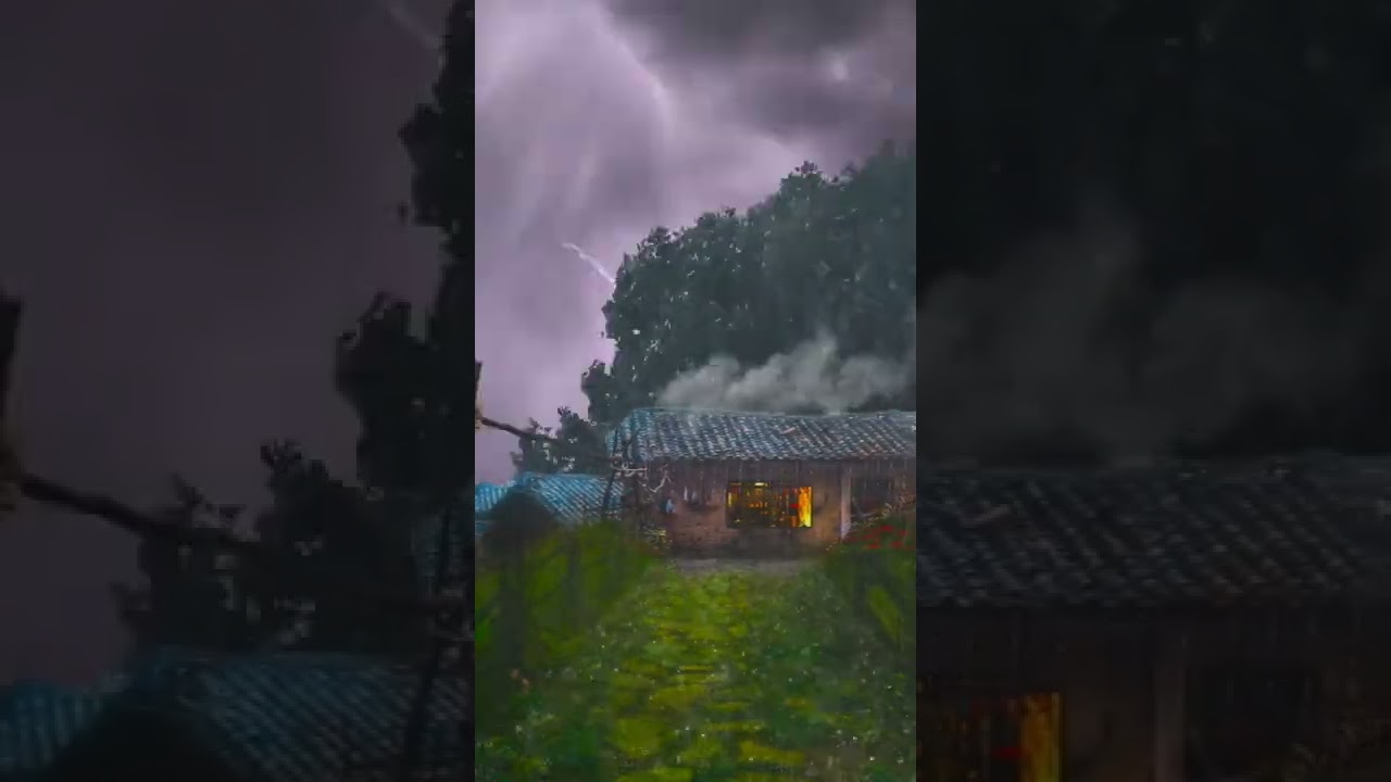 village heavy rain l Rain heavy sounds l Rain Whatsapp status l Rain Whatsapp status video