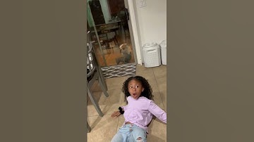 HER REACTION AFTER SHE FELL! 😭