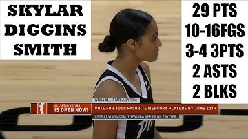 Skylar Diggins-Smith EXPLODES For 29 Points To End 7 Game Slide, As Phoenix Mercury Beat L.A. Sparks