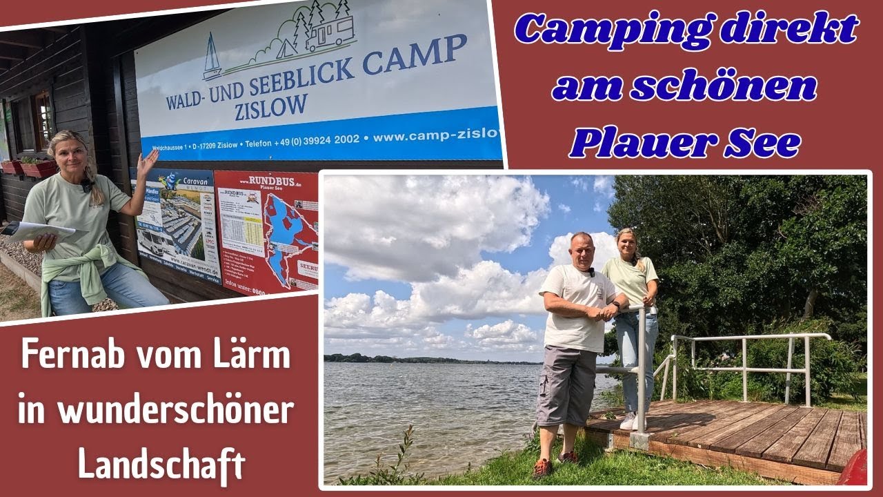 Mecklenburgische Seenplatte direkt am Plauer See * Campingplatz Wald- und  Seeblick *