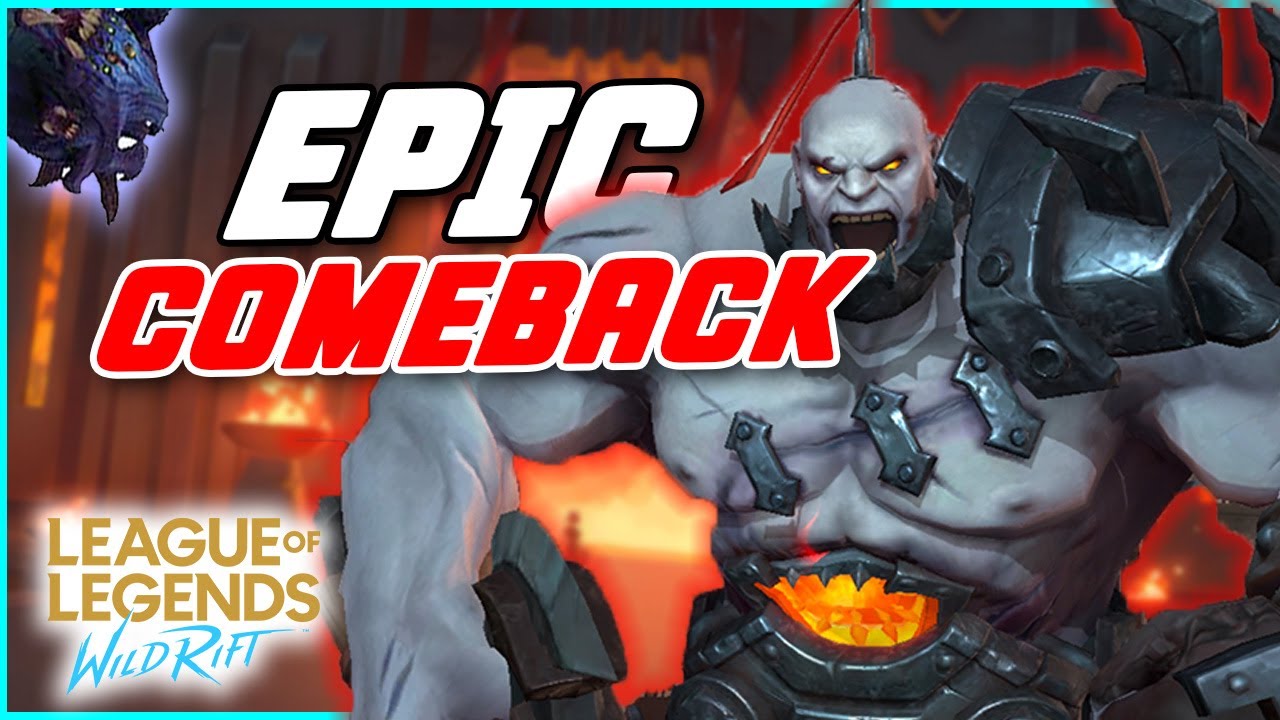 SION TANK BUILD, EPIC COMEBACK (LEGENDARY RANK) | WILD RIFT SEASON 8