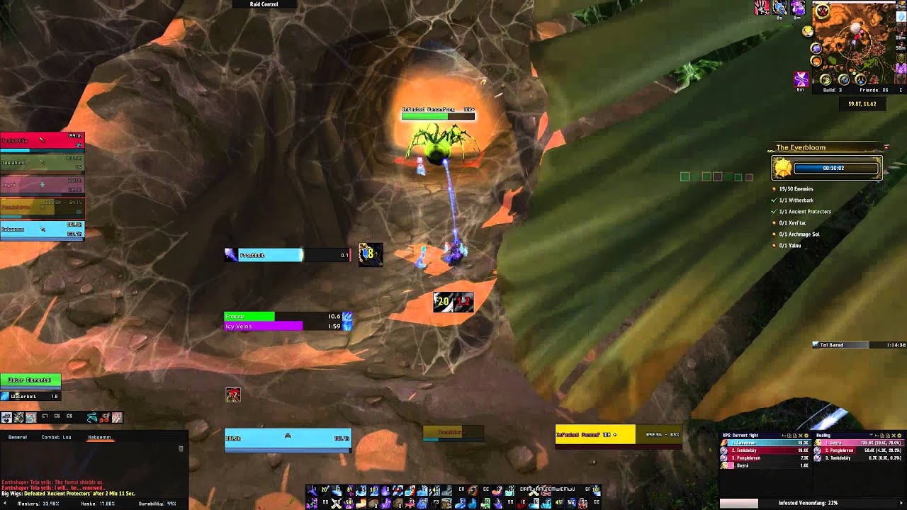 Challenge Mode Gold - Everbloom - Frost Mage PoV