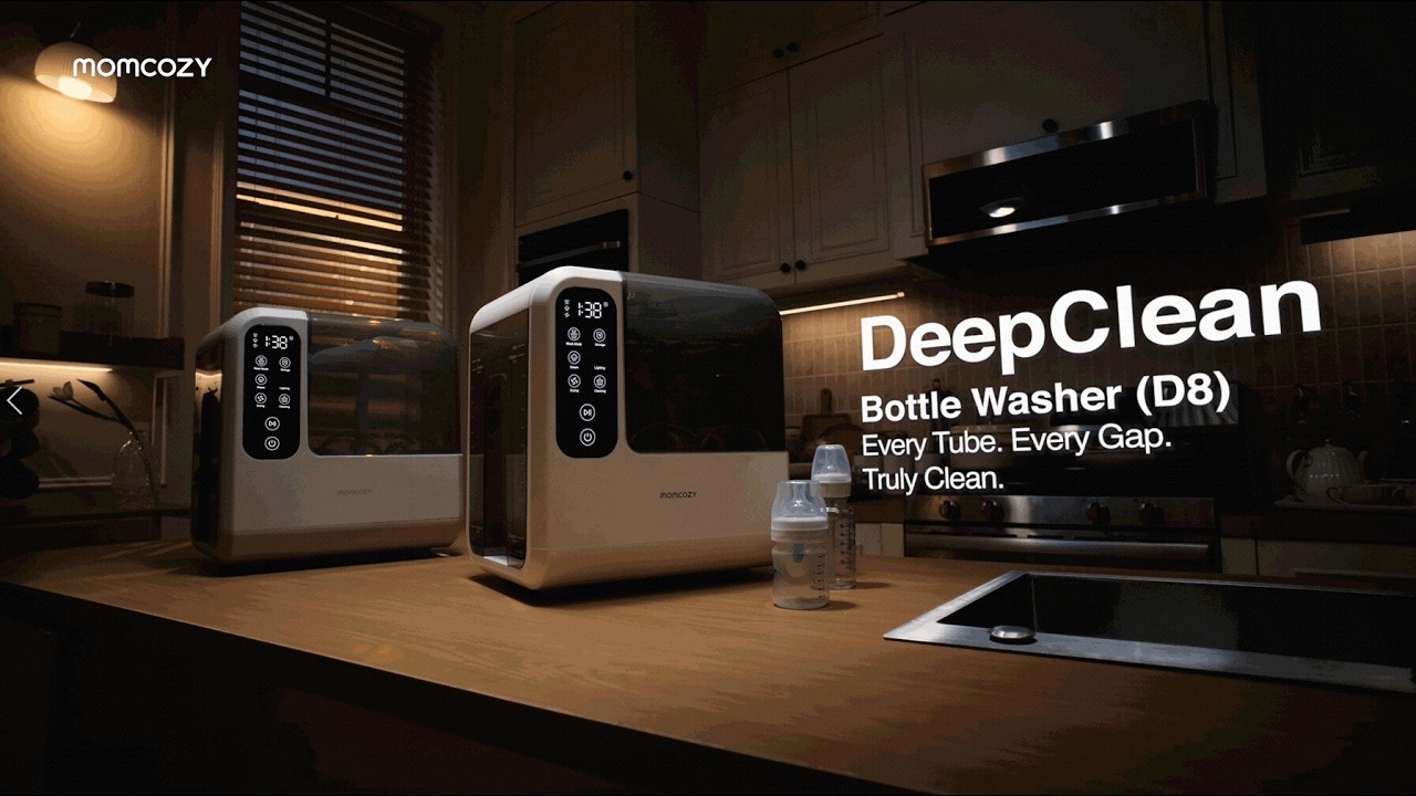 Для мам, которые и так уже достаточно делают | Подогреватель детских бутылочек Momcozy DeepClean ...