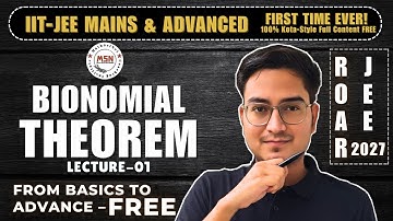 Binomial Theorem Lecture-01 | Class 11 Complete Chapter From Zero to Advanced #ehtishamsir #iitjee