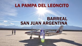 Despegando de la Pampa del Leoncito, Barreal, San Juan, Argentina