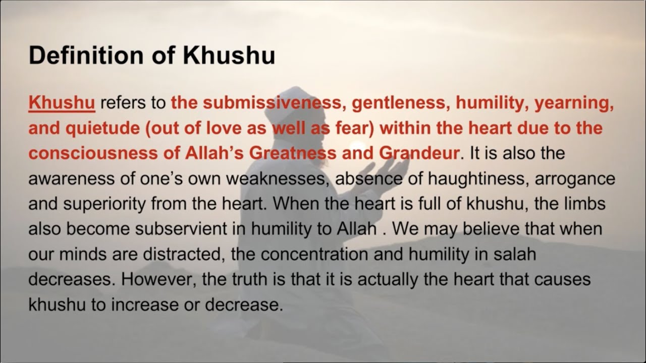 Khushu | Deep Focus in Salah