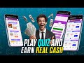 Play Quiz and Win Real Cash / New Website Earn online Money 🤑 Sign-up bonus 50rs