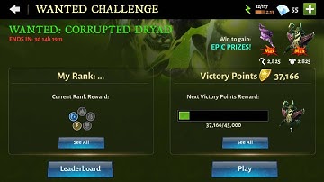 Dungeon Hunter 5 Wanted Challenge. Corrupted Dryad
