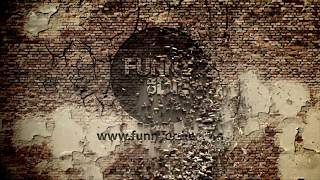 Wall breaking logo intro animation - wall logo intro animation
