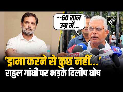 Dilip Ghosh on protests against Gyanesh Kumar and Rahul Gandhi: They're just sitting there creati...