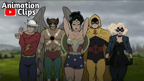 Justice Society World War II (2021)-YouTube Animation Clips Official Trailer