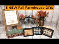 **NEW** EASY QUICK DOLLAR TREE FALL FARMHOUSE DECOR DIY 2020 | Budget-Friendly Decor #dollartreediy