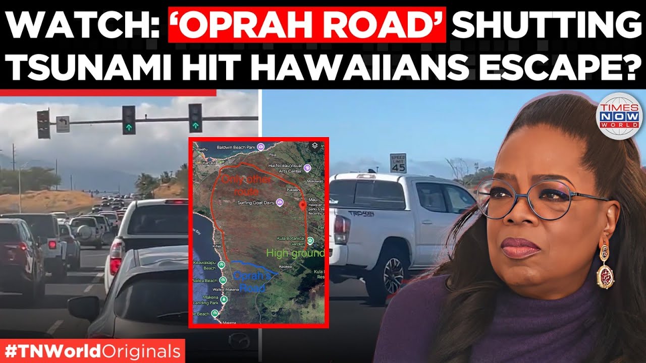 WATCH: Tsunami Panic in Hawaii, Oprah Accused of Blocking Escape Route | Times Now World