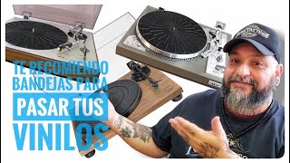 Te recomiendo bandejas para pasar tus vinilos…