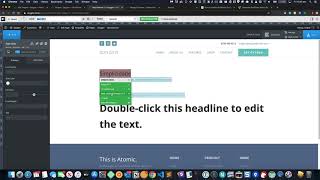 Microthemer menu item toolbar in Oxygen editor