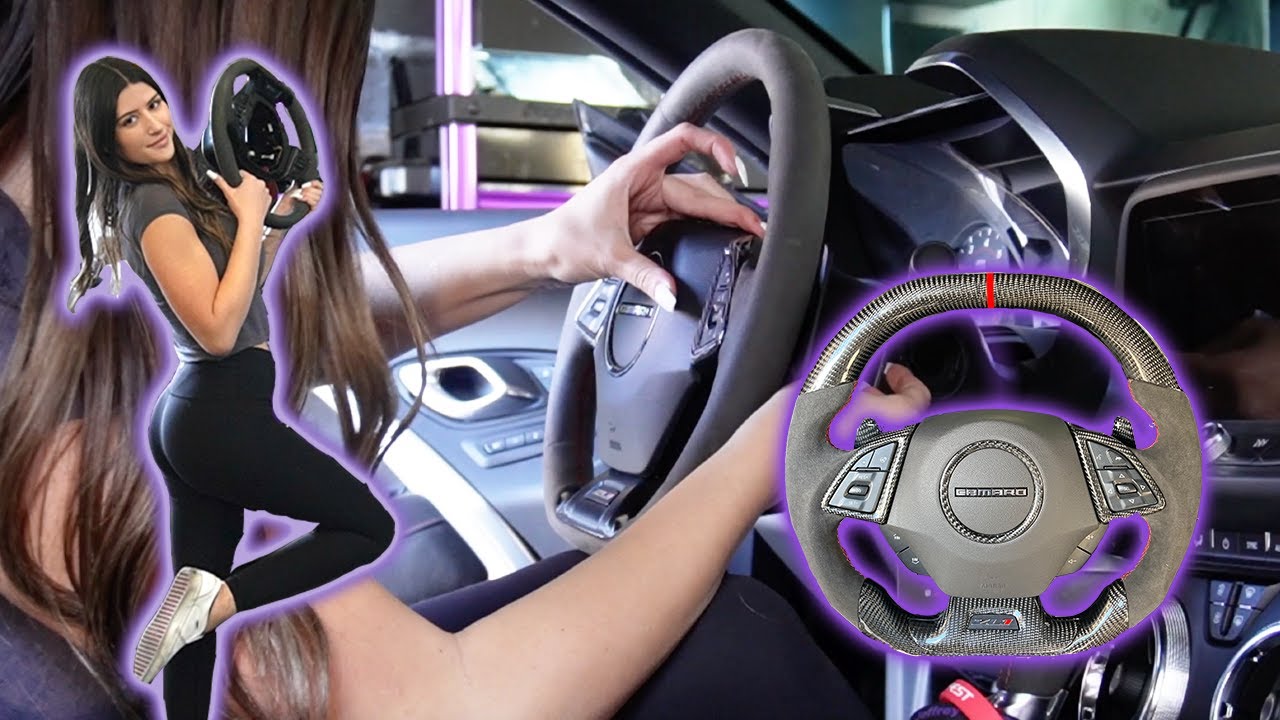 Carbon Fiber Steering Wheel Install | Camaro ZL1