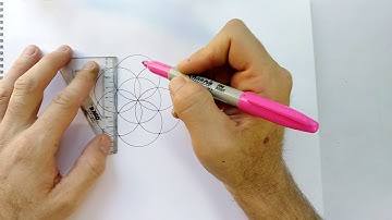 Sacred geometry - How to draw The Flower of Life and the perfect Star of David