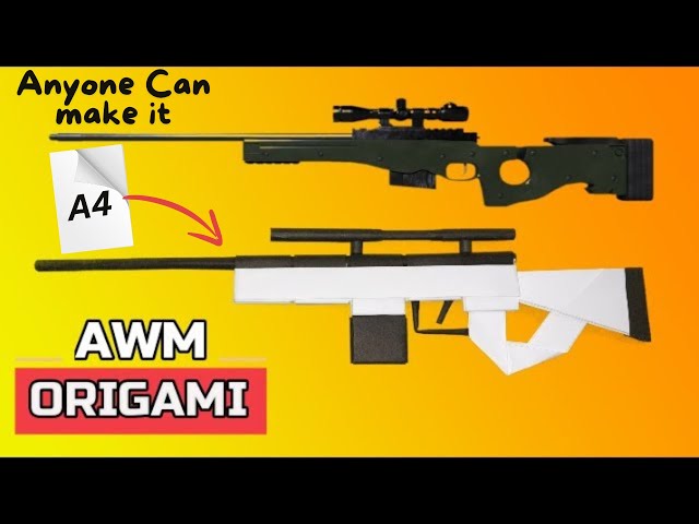 Awm Origami Gun Easy Origami Classic Craft Origami Youtube