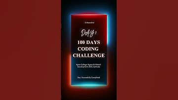 Day1 of 100 days of coding challenge #100dayscodingchallenge #apnacollege #apnacollegestudent