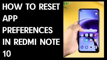 How to Reset App Settings in XIAOMI Redmi 10 / Restore Apps Preferences