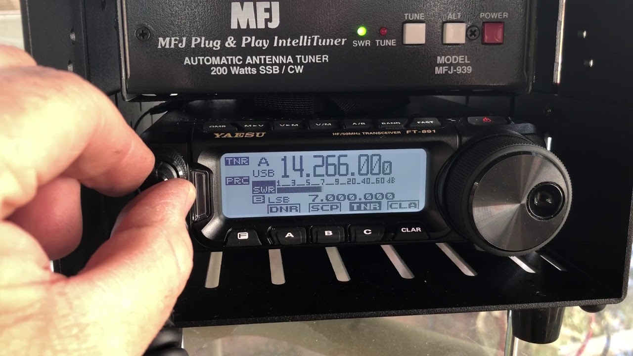 Yaesu FT-891 portable - YouTube