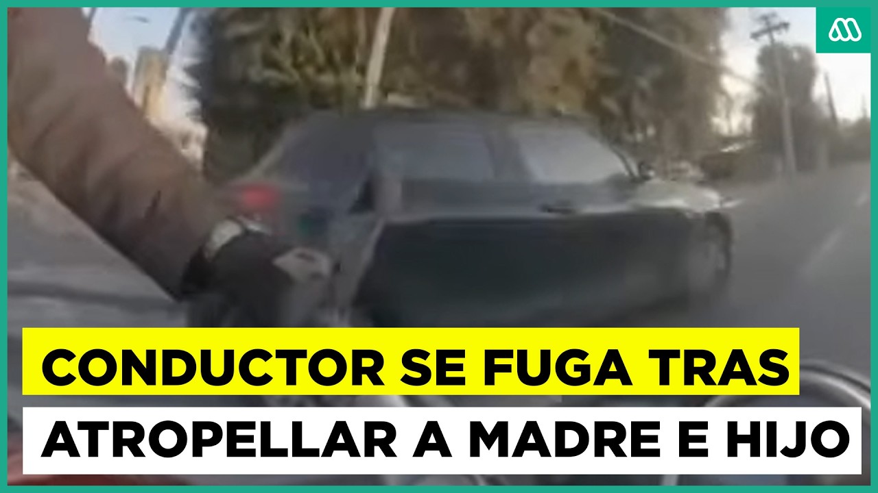 Conductor atropelló a madre e hijo en coche y se dio a la fuga - YouTube