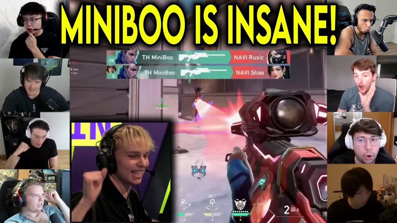 Valorant Streamers Reacts To TH MiniBoo Insane OP ACE Against NAVI In VCT