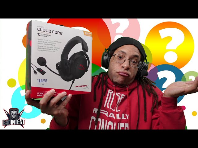 HyperX - Cloud Core 7.1 Wired DTS Headphone:X Gaming Headset for