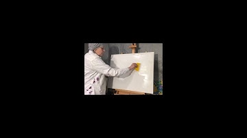 Abstract Art Intuitive Painting (Adding Gesso to Multiple Canvases for Texture)
