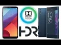 Smartphones lg g6 et sony xperia r et dolby vision dbarquent 