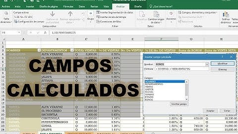 CAMPOS CALCULADOS EN TABLAS DINÁMICAS