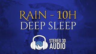 Rain sound: 10 hours deep sleep, Delta Waves, Insomnia, Real 3d audio, sound of rain, meditation