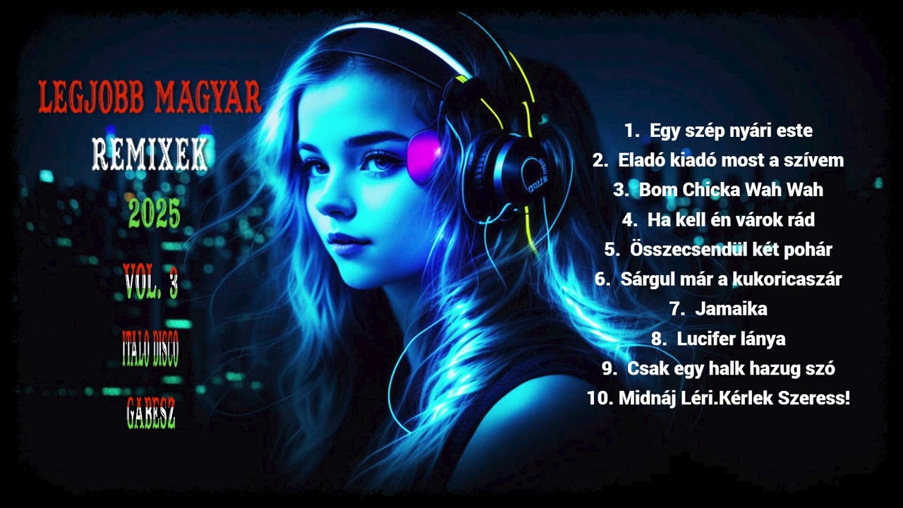 Legjobb Magyar Remix Zenék - vol.3 (2025 Italo Disco Gabesz)